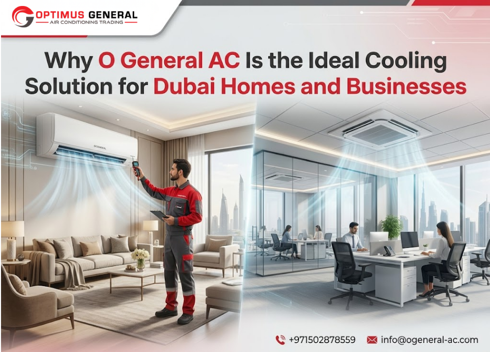 Why O General AC Is the Ideal Cooling Solution for Dubai Homes and Businesses