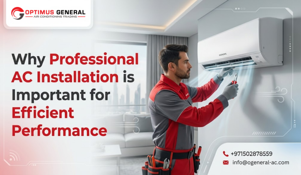 Why Professional AC Installation is Important for Efficient Performance